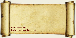 Andjelina Pavković vizit kartica